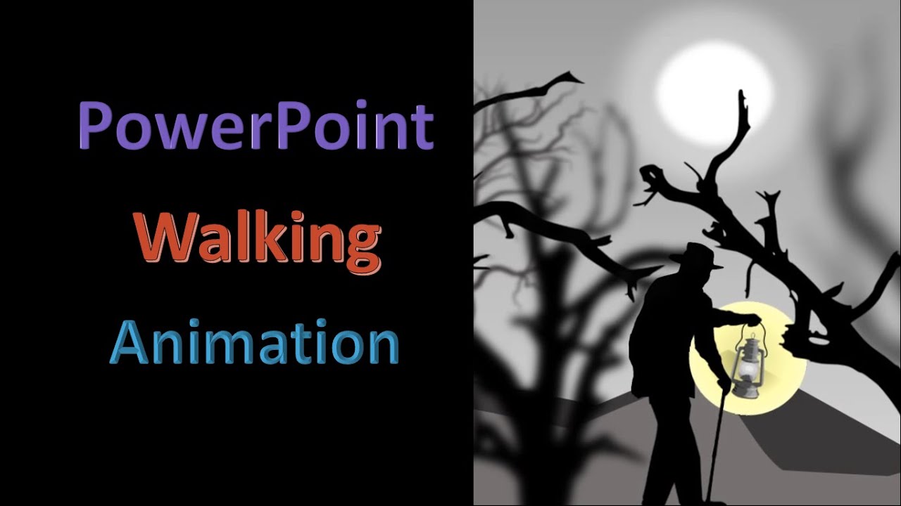 WALKING ANIMATION IN POWERPOINT | WALK CYCLE IN POWERPOINT