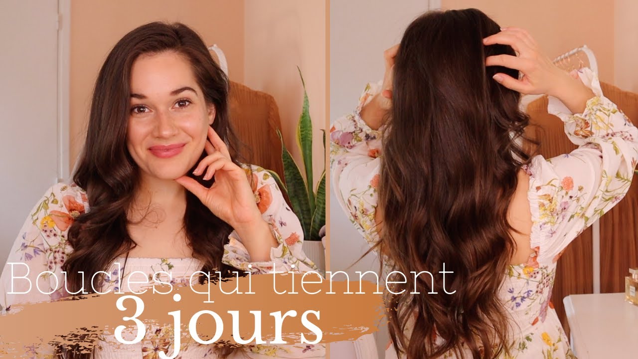 MA TECHNIQUE POUR DE JOLIES BOUCLES QUI TIENNENT | Cheveux Longs et Lisses |  Lauriane Villa