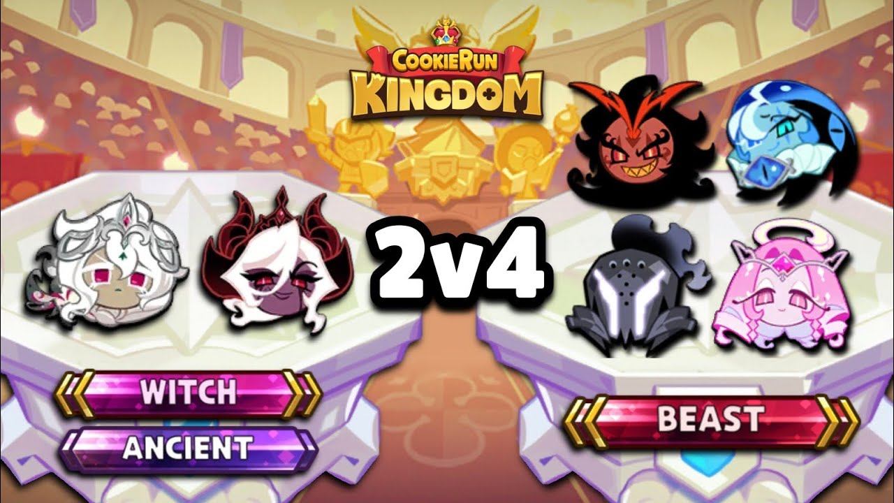 dark enchantress & white lily cookies vs the 4 beast cookies 💀