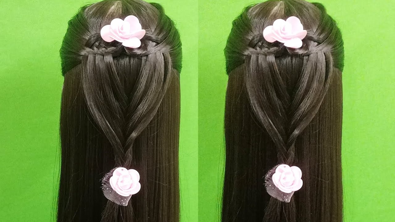 Unique Hairstyle For Lahanga |Hairstyle Girl For Wedding|#newhairstyle#hair