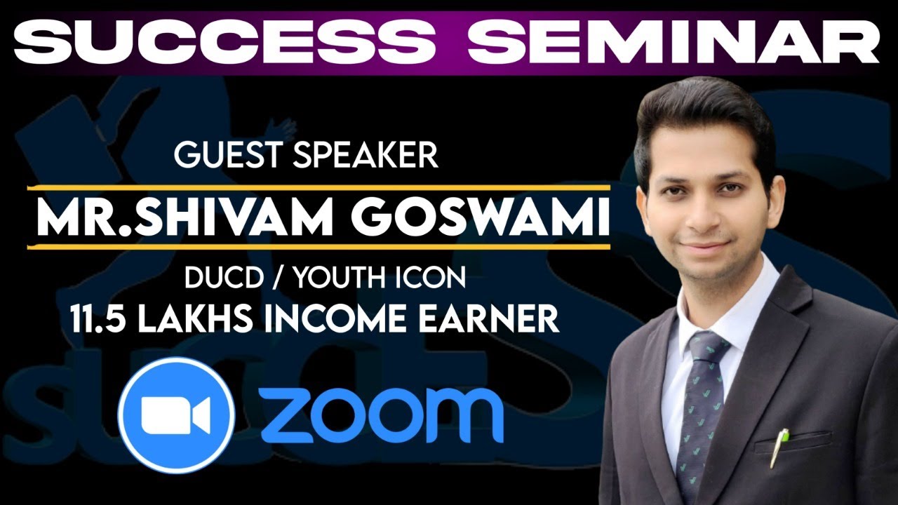 Success Seminar | Shivam Goswami | Youth Icon | Millionaire | Audi Achiever | Delhi