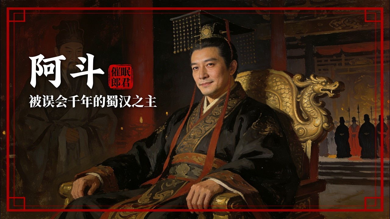 他装了42年傻子，骗过了诸葛亮和司马昭，直到死后1700年才被发现 | 扶不起的阿斗，其实是一个极致的生存大师|催眠郎君