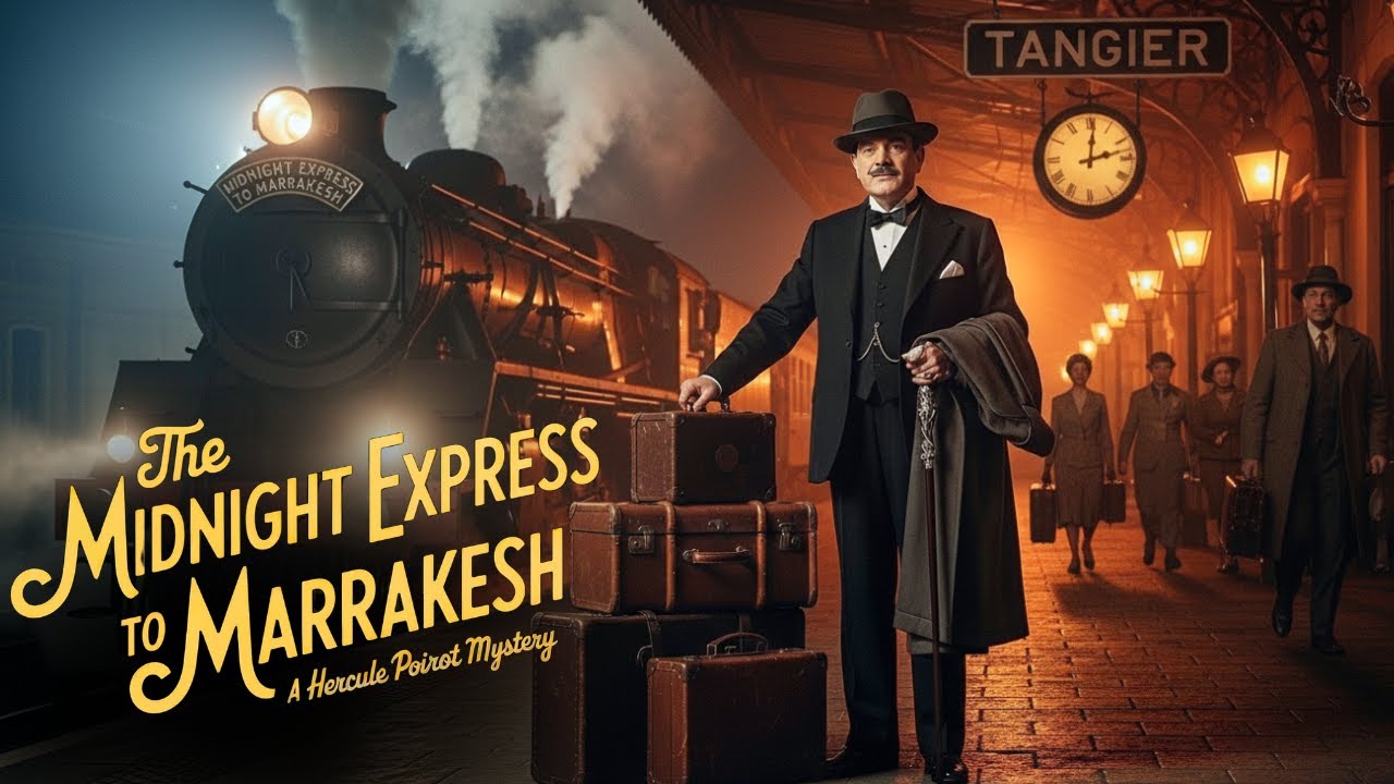The Midnight Express to Marrakesh | A Hercule Poirot Mystery (Café Stories Radio)