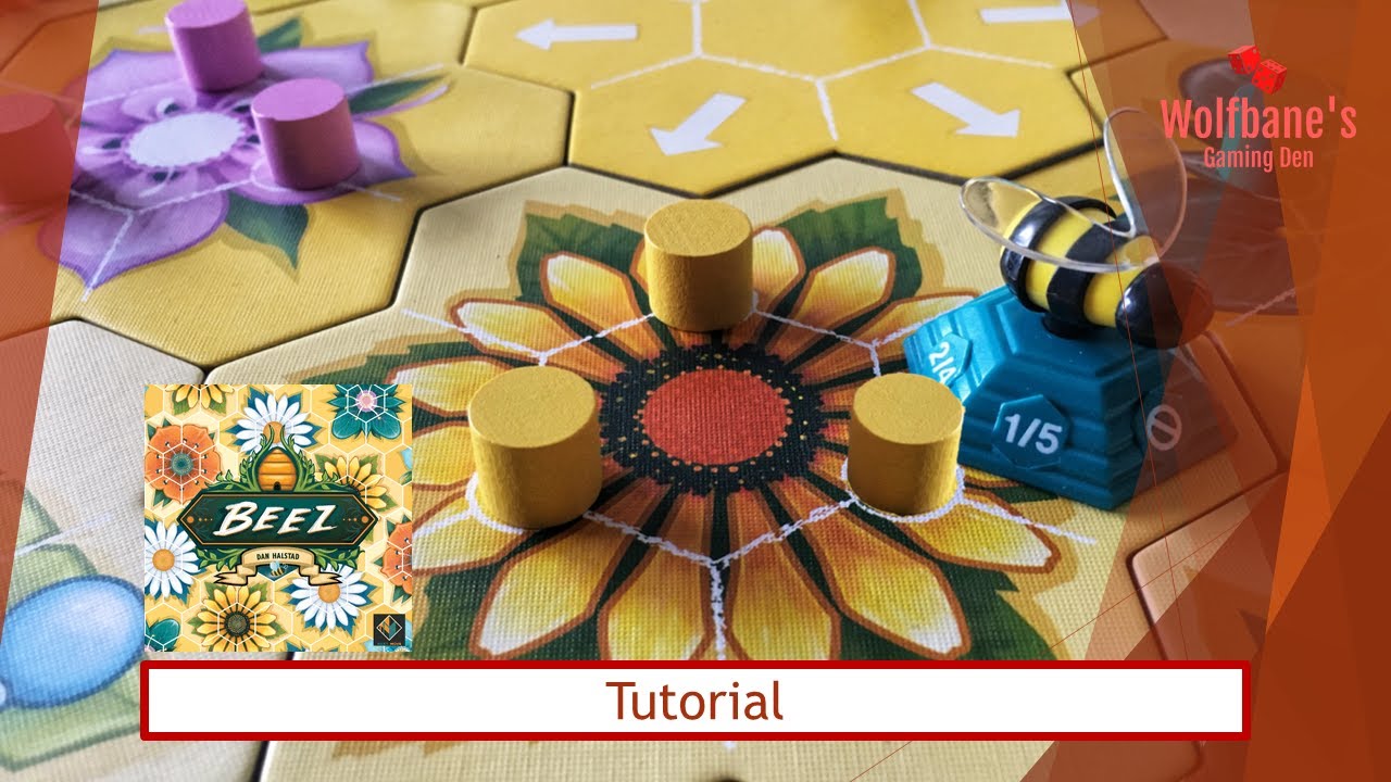 Beez [Board Game] - Tutorial / How To Play with Examples