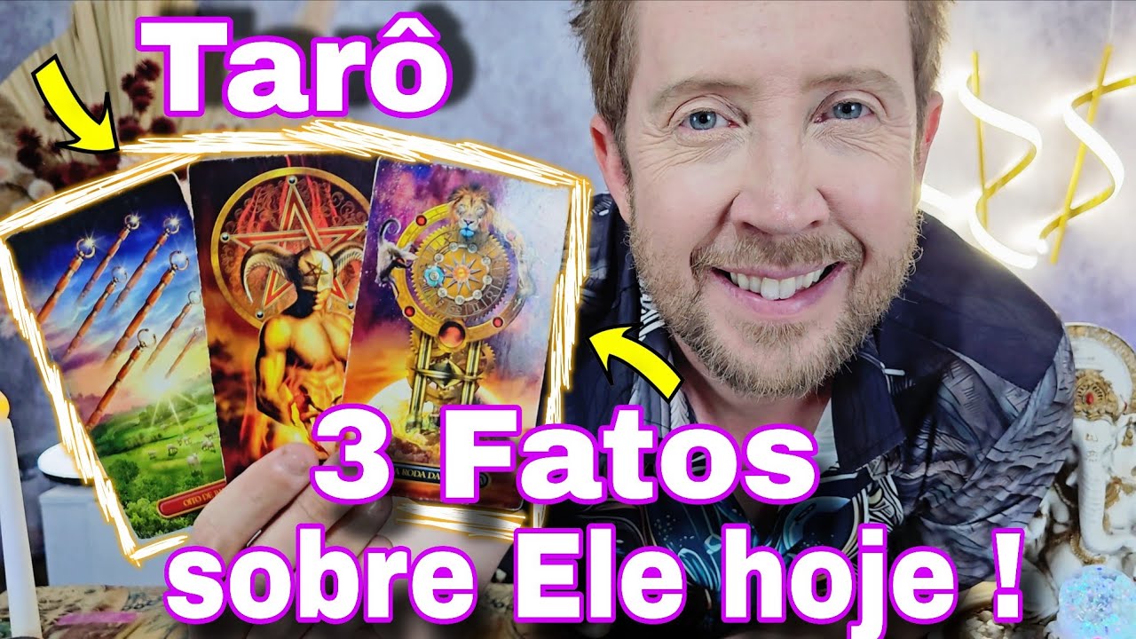 3 FATOS SOBRE ELE HOJE EM RELAÇÃO A VOCÊ ! O QUE ELE ESCONDE DE VOCÊ ?rei do oráculo hoje,buba taro