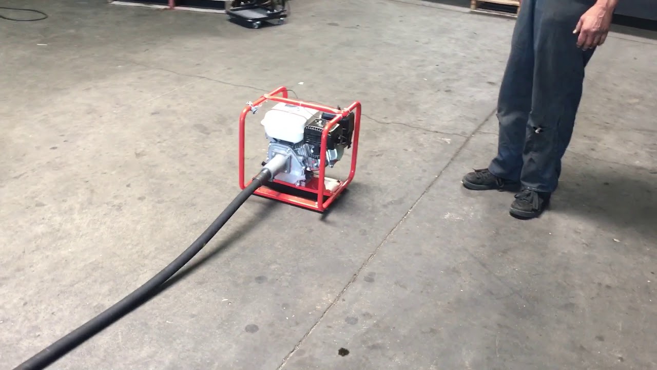 New 5.5hp Gas Powered Concrete Vibrator 13ft long shaft 2” diameter head