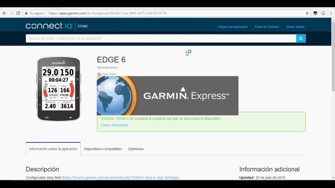 ¿Qué son las IQ de Garmin Connect?. Instalación y desinstalación.
