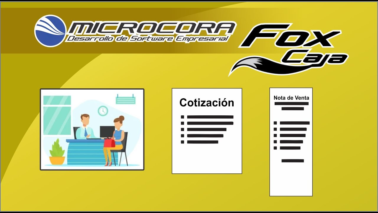 Convertir Cotización a Nota de Venta en Fox Caja Punto de Venta - pide en un area y en otra paga