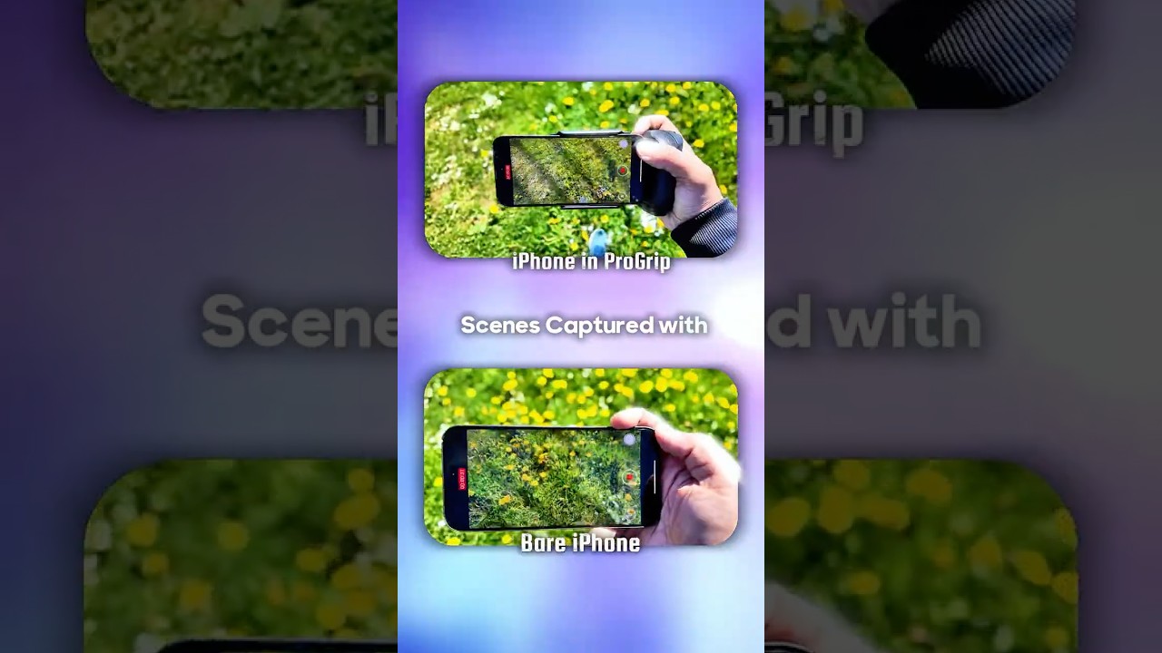 Gripped iPhone vs Bare iPhone | Stabilization & Cinematic #shorts