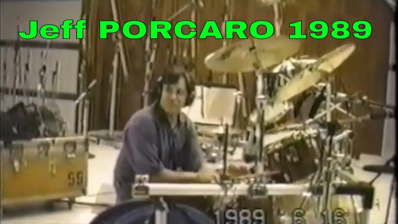🥁  JEFFREY THOMAS PORCARO - RECORDING SESSION - 1989 - JAPAN