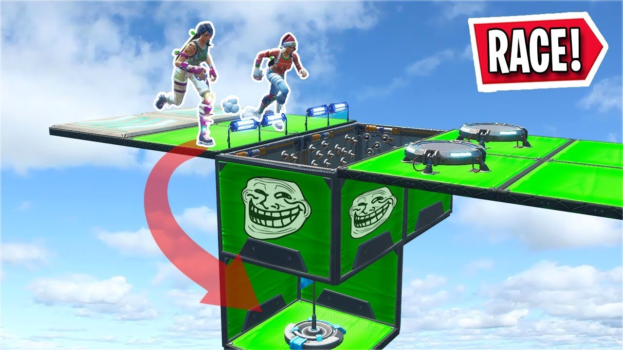 This Deathrun RACE was made to TROLL me... (Fortnite Creative)