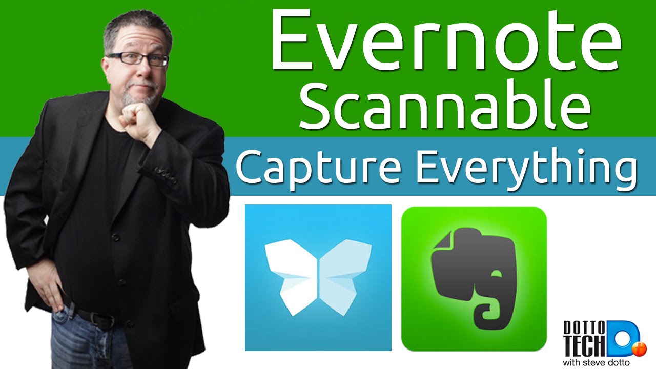 Evernote позволяет легко сканировать все записи.
