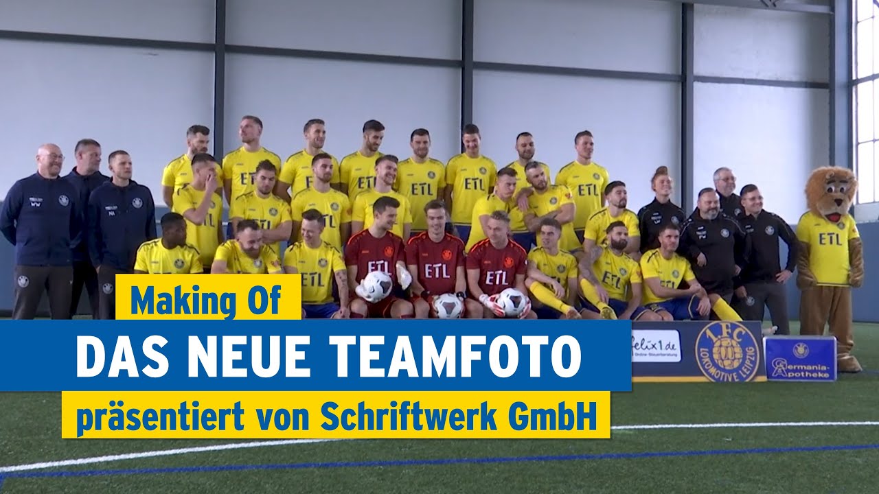 Das neue Mannschaftsfoto entsteht