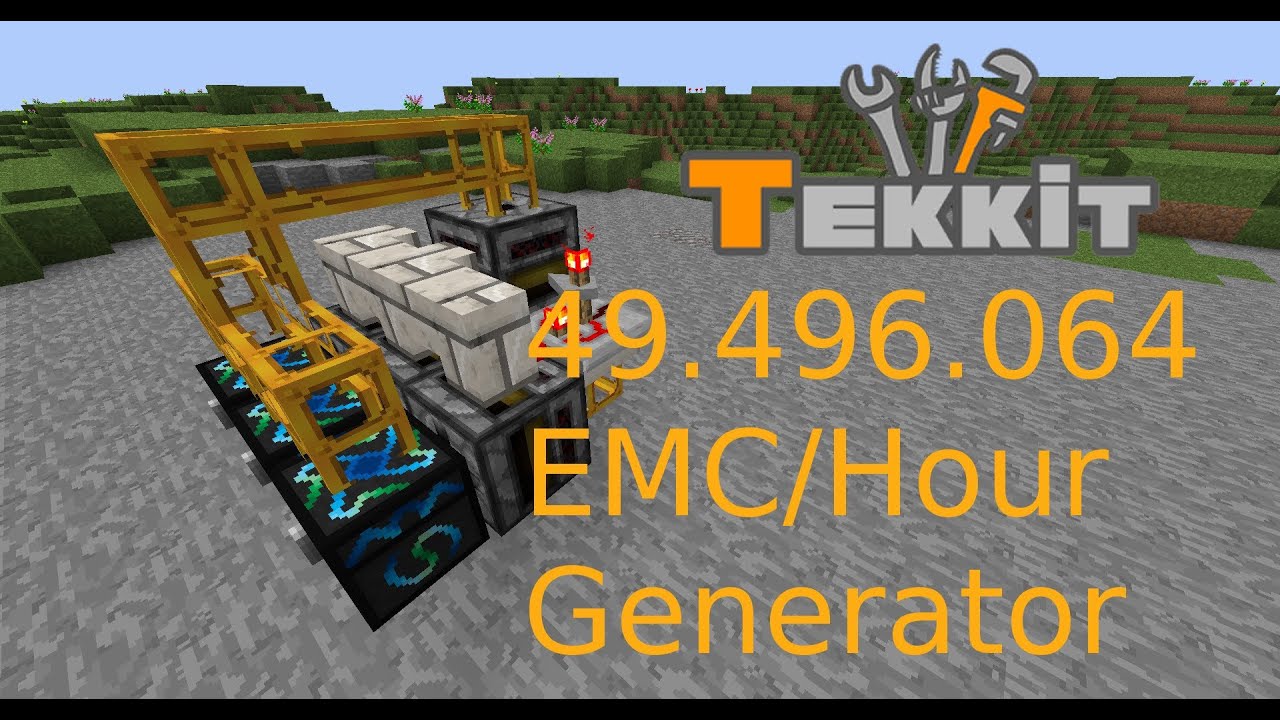 [Tekkit] Schnellster und kleinster EMC Generator (49.496.064 EMC/Stunde)