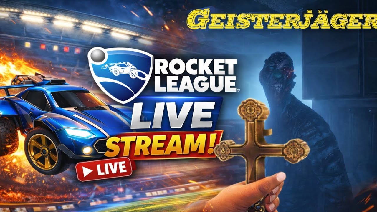 *LIVE* Wir spielen PHASMOPHOBIA und ROCKET LEAGUE! ⚽👻