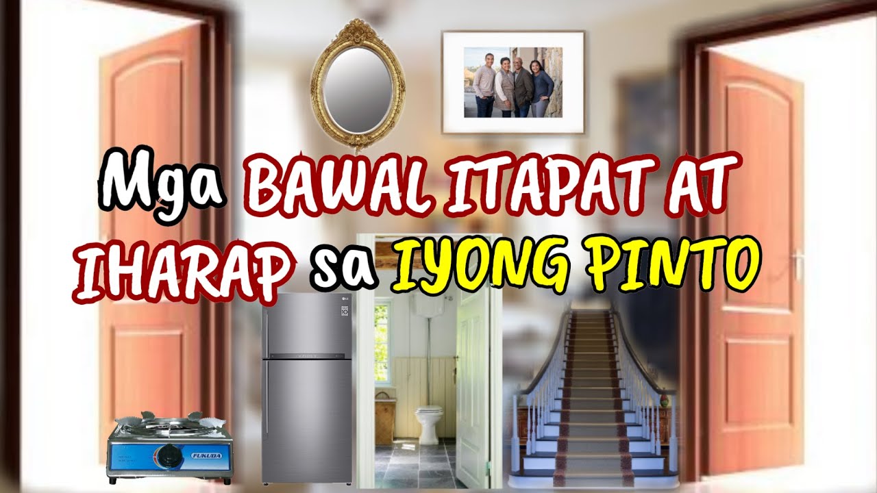 MGA BAWAL ITAPAT AT IHARAP SA IYONG PINTO AT MGA REMEDYO DITO KUNG HINDI MAIIWASAN