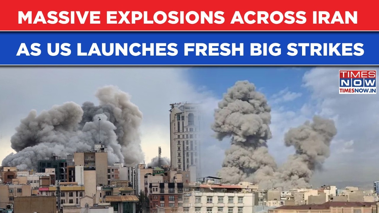 Massive Explosions Across Iran As US Unleashes Missile Fury with Fresh Strikes| Gulf Tensions Spiral
