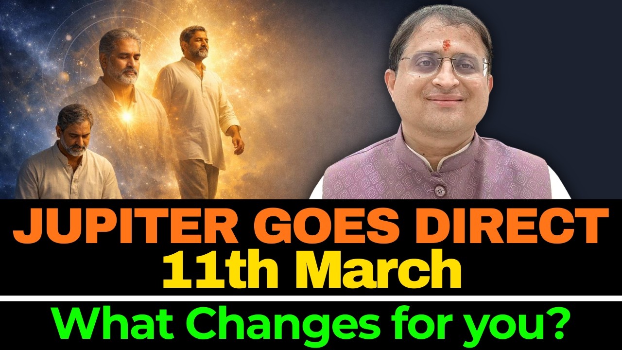Jupiter Goes Direct - 11th March | Impact on 12 Moon Signs #jupiter #retrogradeplanets #guruvakri