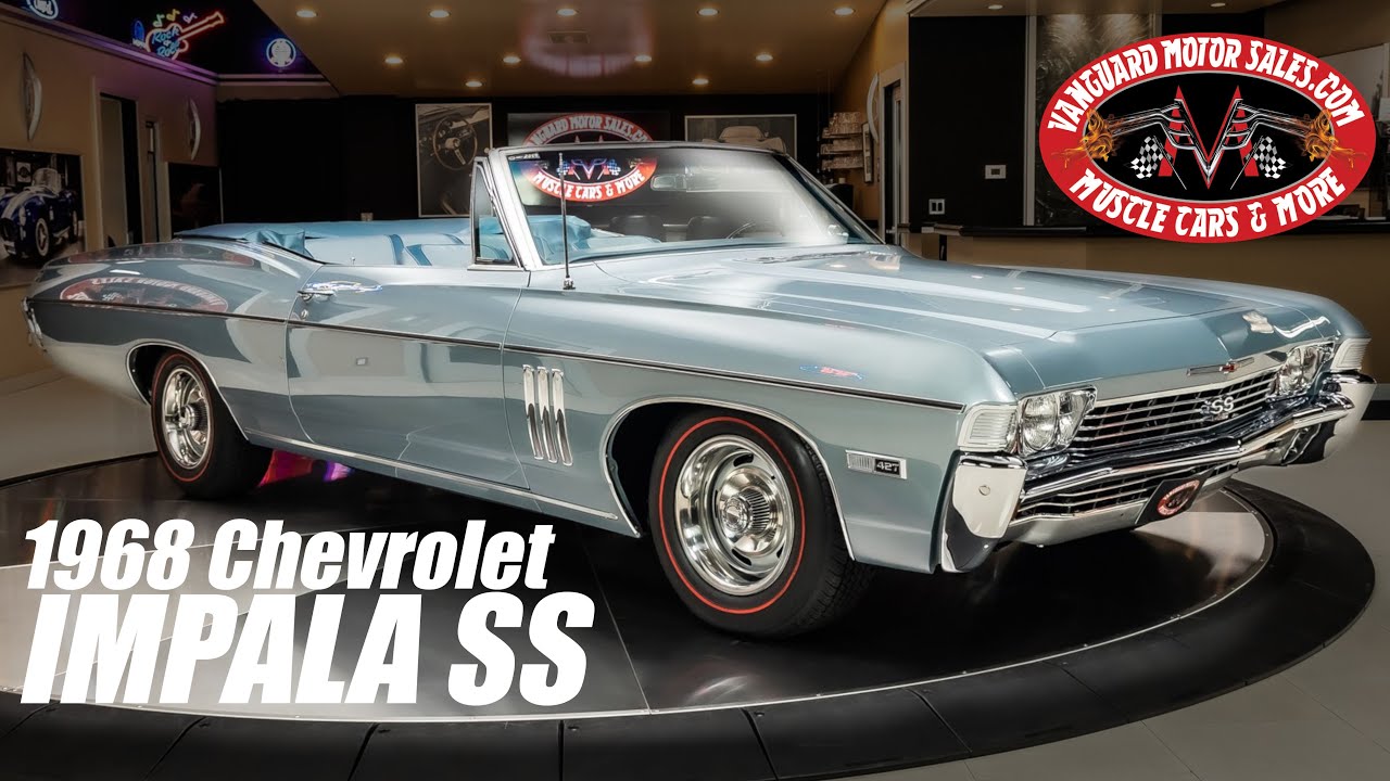 1968 Chevrolet Impala SS Convertible For Sale Vanguard Motor Sales 