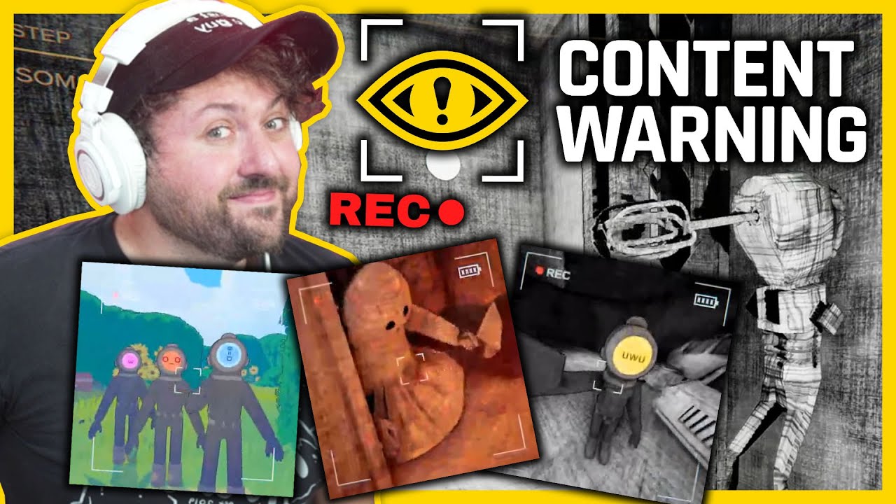 This new scary game was MADE FOR YOUTUBE | Content Warning w/ Friends