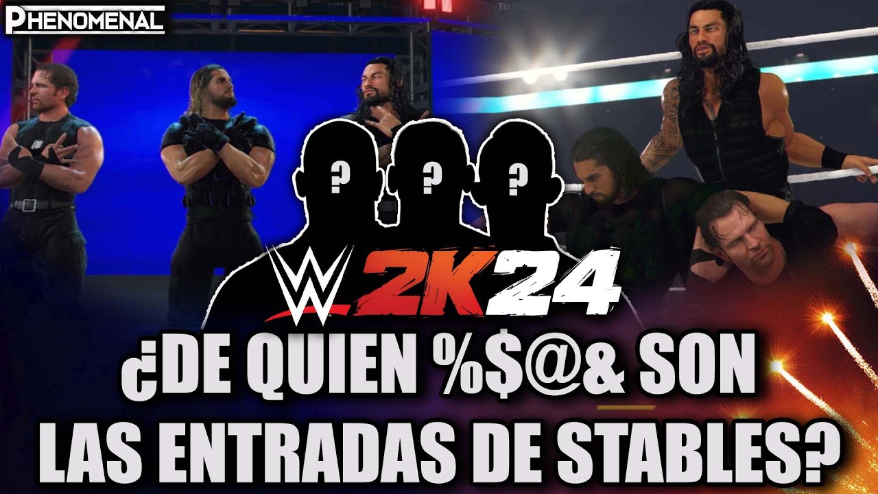¿DE QUIEN SON LAS ENTRADAS DE TRIOS EN WWE 2K24? | Tio Phenomenal