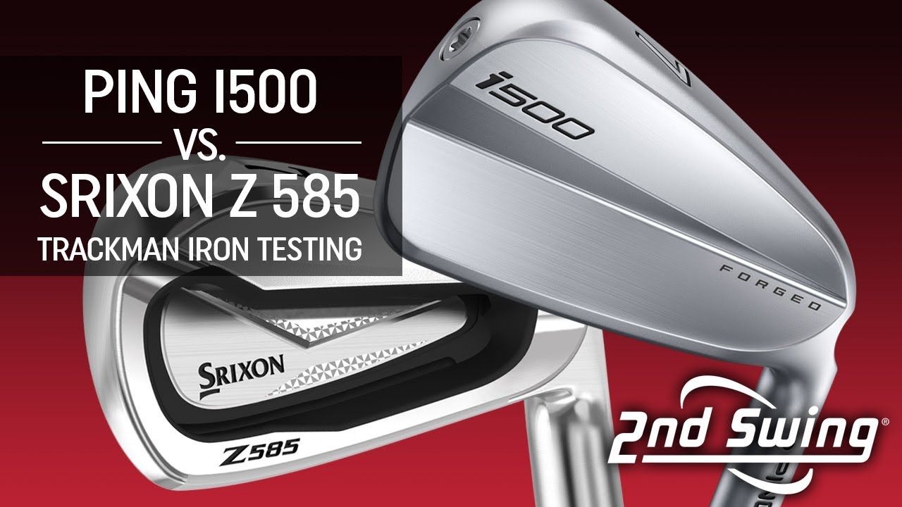 PING i500 против Srixon Z 585: тестирование в режиме Trackman Iron Testing