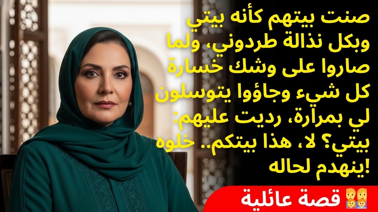 اعتنيت ببيته في غيابه فصدمتني كلمة ابني: لا نحتاجك هنا بعد اليوم.. فقررت أن ألقنه درساً لن ينساه!