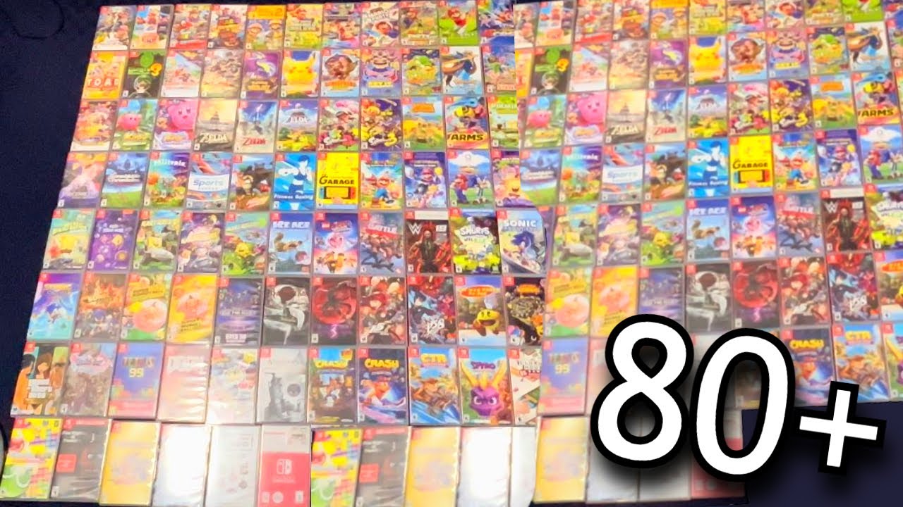 MY PHYSICAL NINTENDO SWITCH GAME COLLECTION!