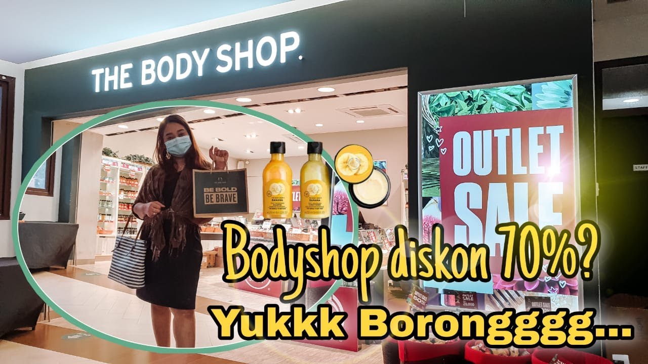 BODYSHOP diskon 70% SETIAP HARI ?! | Jalan2 ke Warehousenya Body Shop | Belanja Body Shop murah!