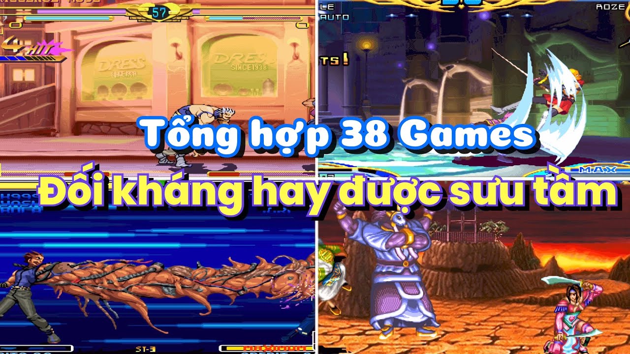 38 Trò đối kháng hay trong GAME THÙNG | game tuổi thơ dữ dội