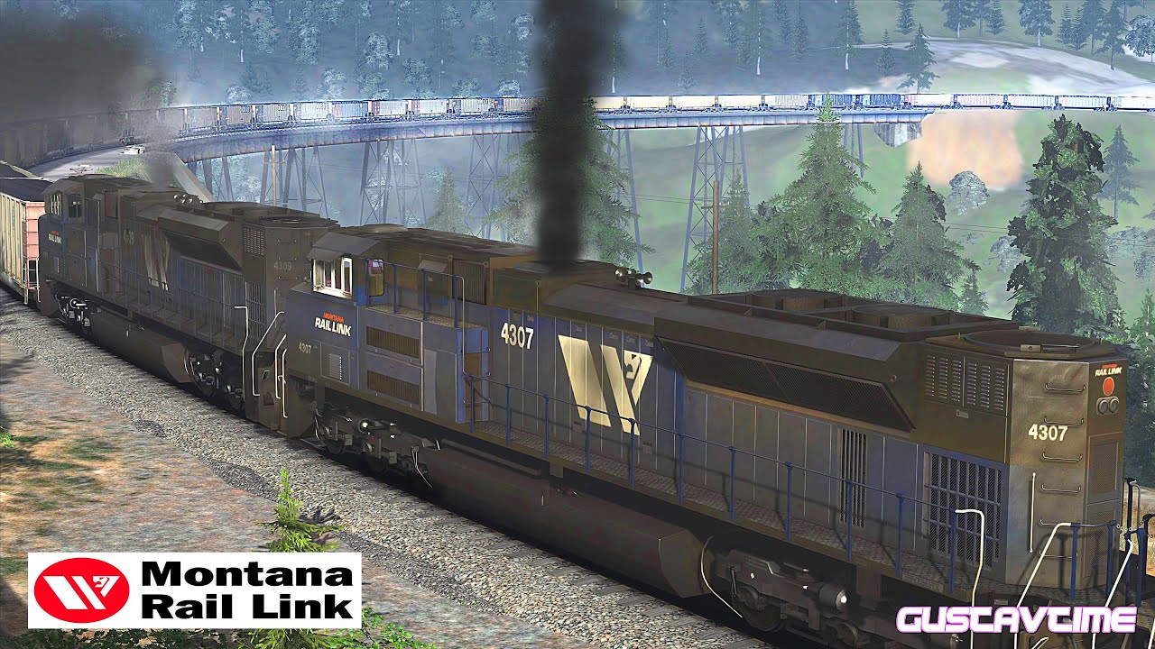 EXTREME FORCE in Mullan Pass! - Montana Rail Link💪