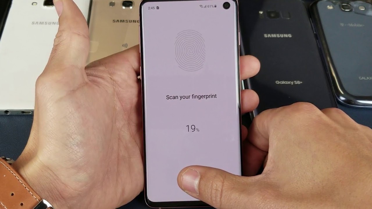 Galaxy S10: как настроить и использовать ультразвуковой сканер отпечатков пальцев
