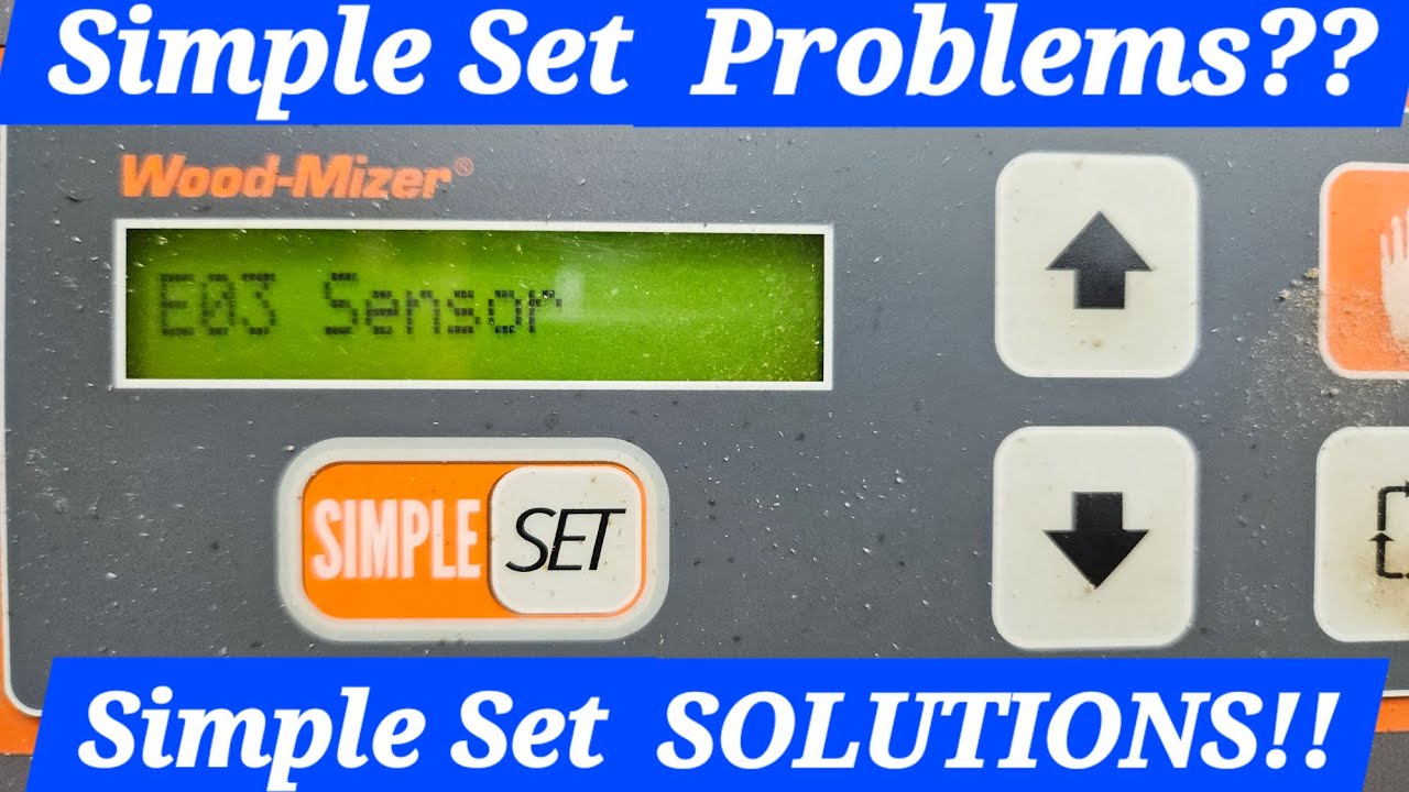 Wood-Mizer Simple Set diagnosis and repair tips for E03 error code!