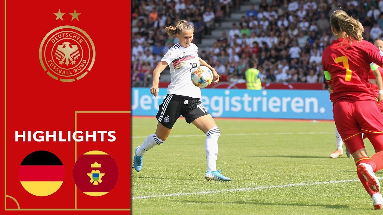 Germany vs. Montenegro 10-0 | Highlights | Women's Euro Qualification