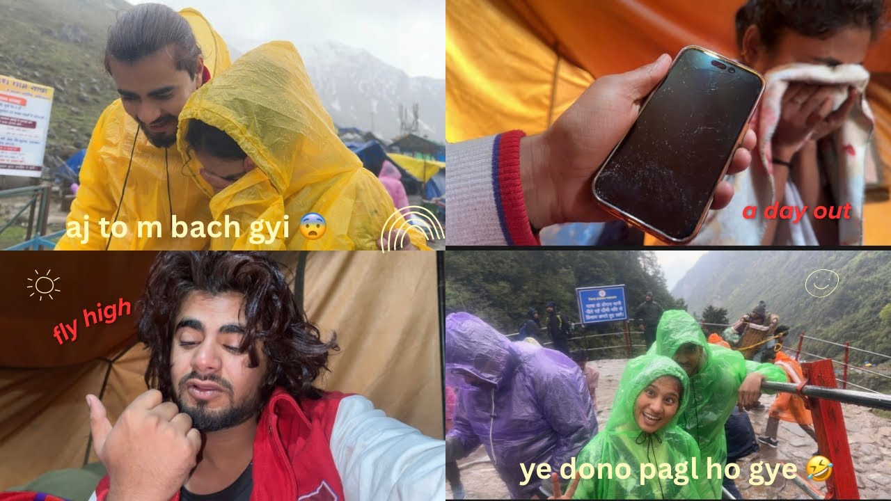 SWATI AJ NICHE GIRNE SE BACHI 😨|| Part 3 Kedarnath Temple￼ || SwatiAnsh