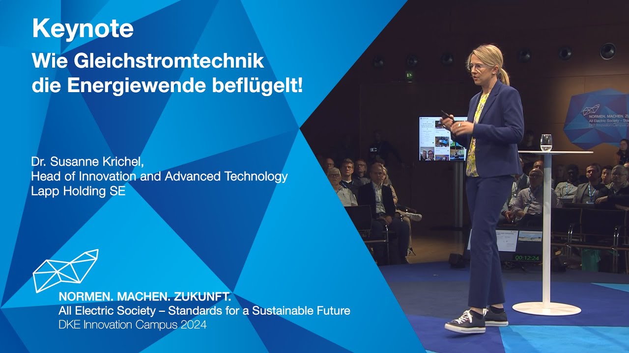 Vortrag „Wie Gleichstromtechnik die Energiewende beflügelt!“ mit Dr. Susanne Krichel