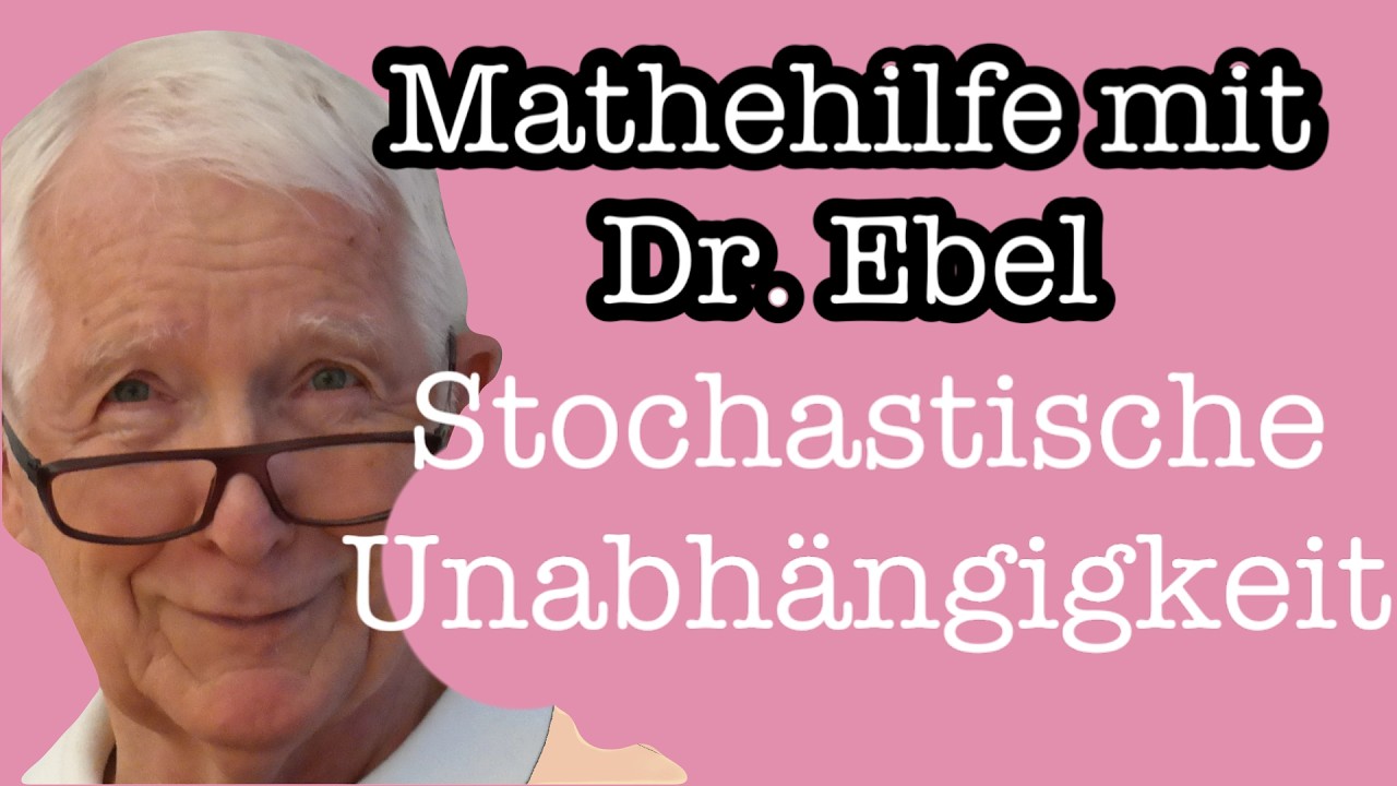 Stochastische Unabhängigkeit