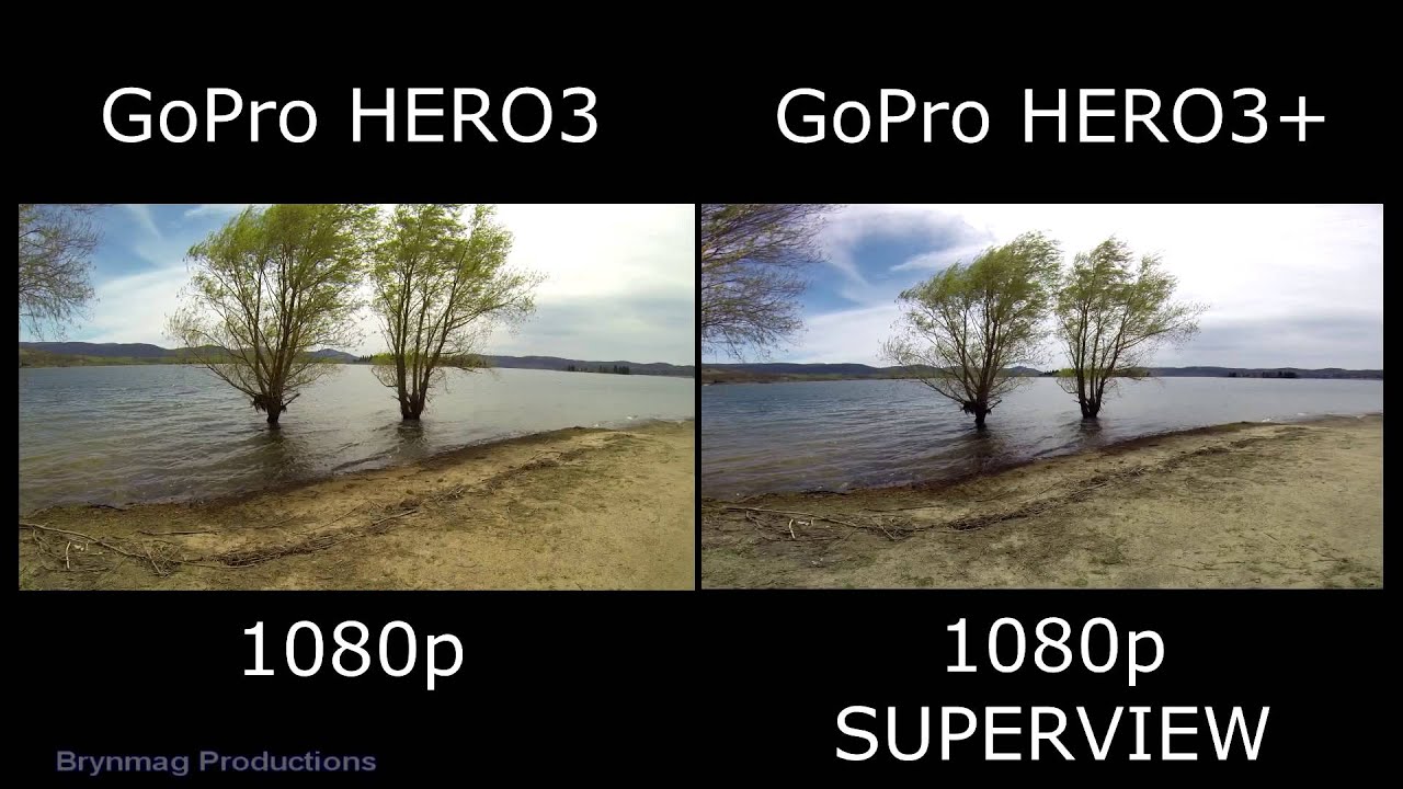 GoPro HERO3+ vs GoPro HERO3 - Superview Comparison #1