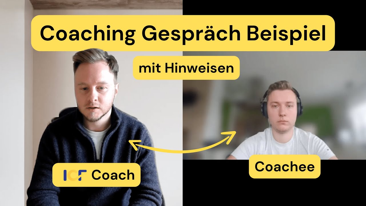 Coaching Gespräch Beispiel (mit HINWEISEN)