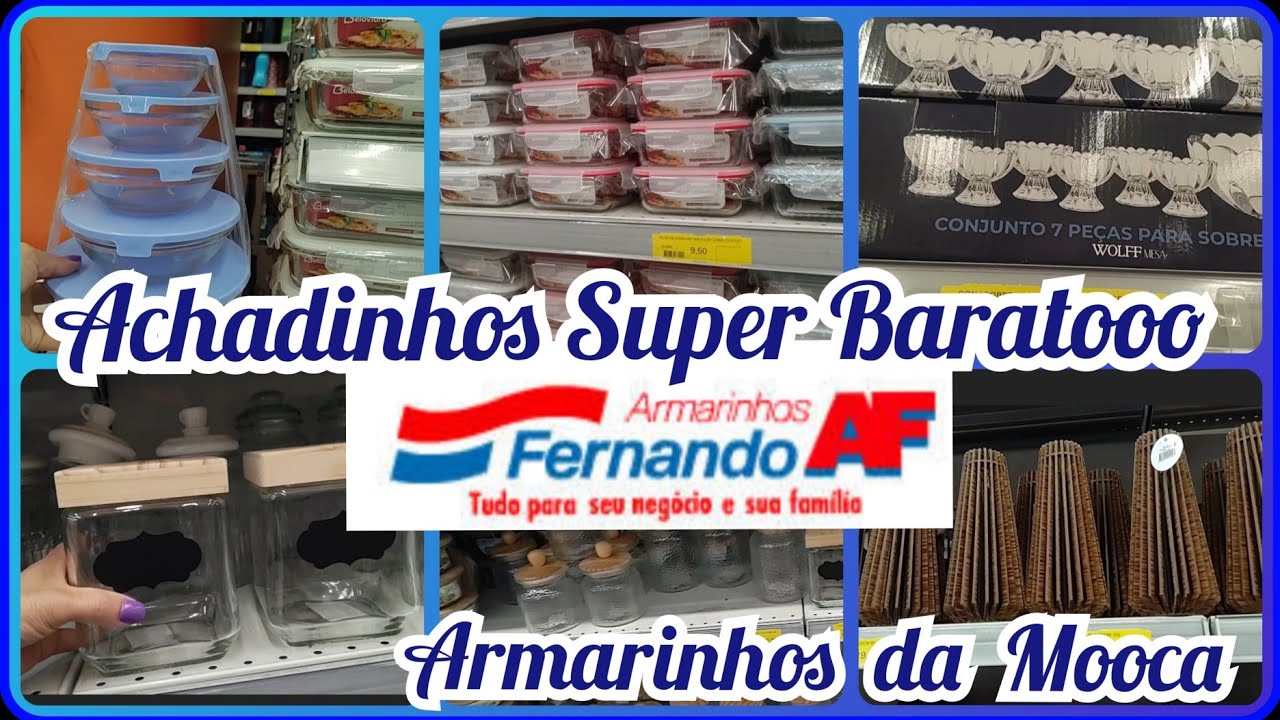 🛍️PARTE-2 ARMARINHOS FERNANDO DA MOOCA- PREÇOS ACESSÍVEIS SUPER BARATOOO!  UTENSÍLIOS DE COZINHA