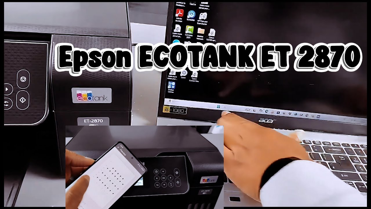 Epson EcoTank ET-2870: Полное руководство по настройке беспроводного подключения | Печать и скани...