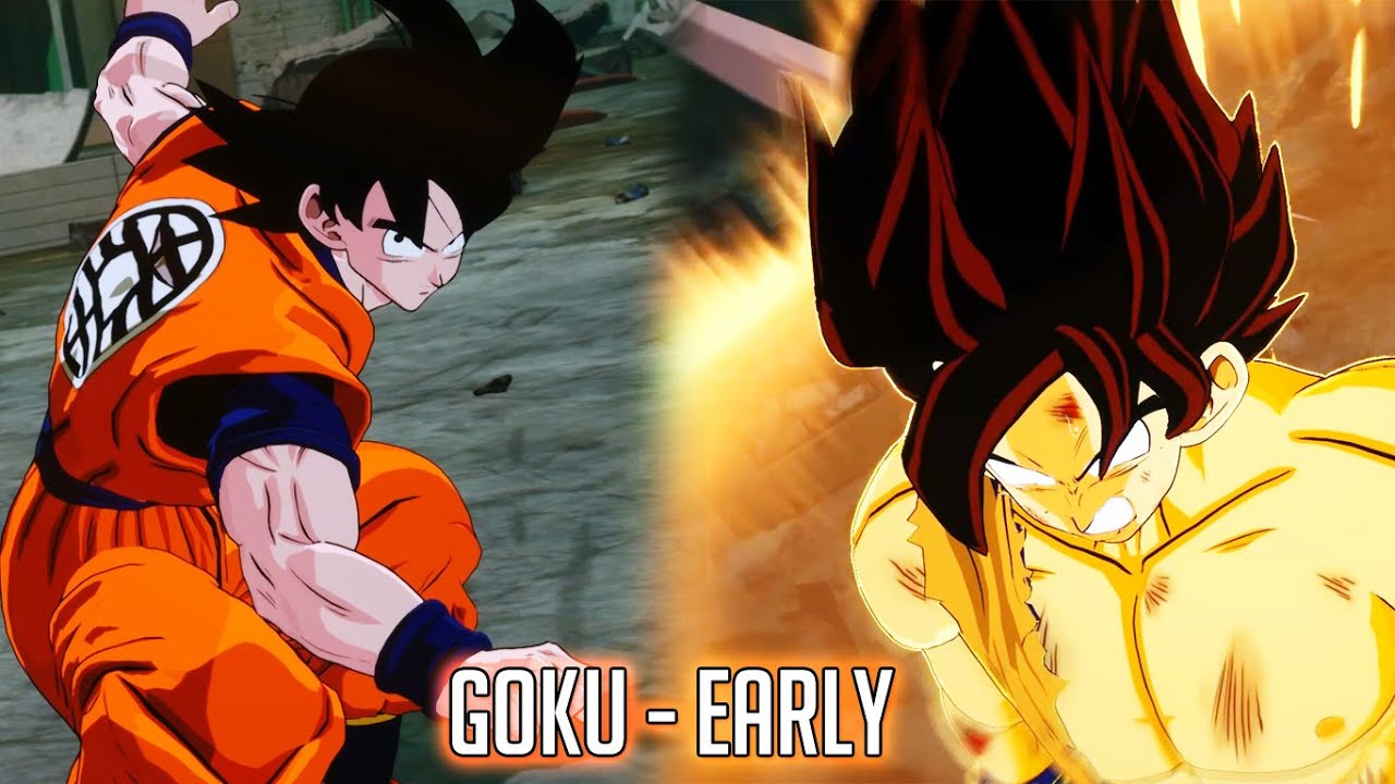 Anime accurate Early Goku with False SSJ Transformation | DB Sparking Zero