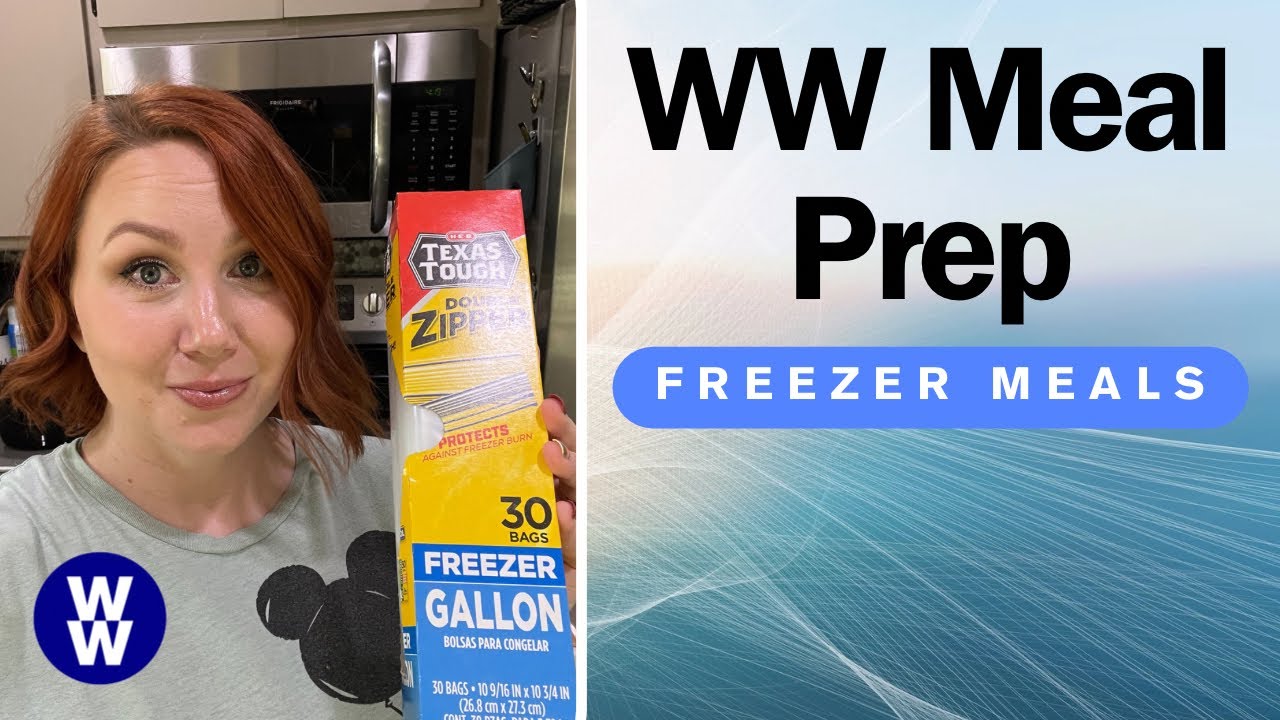 WW Meal Prep: Freezer Meals. 6 dinners. Korean BBQ chicken, chicken and wild rice soup and more