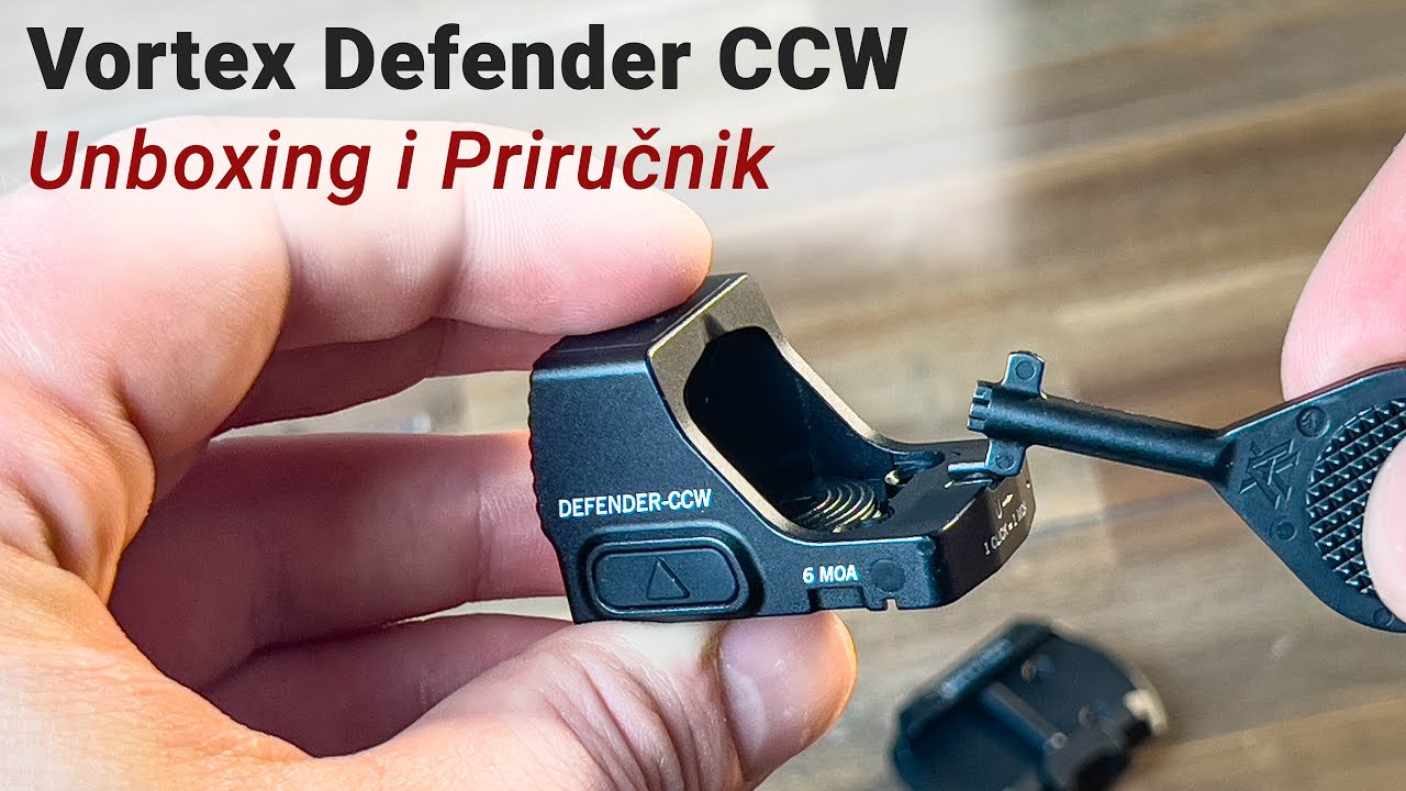 Vortex Defender CCW: Video priručnik i unboxing [HR]
