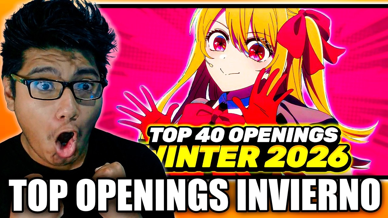 TREMENDO TOP... O NO... 😮 |  TOP 40 OPENINGS ANIME INVIERNO 2025 🔥 REACCIÓN