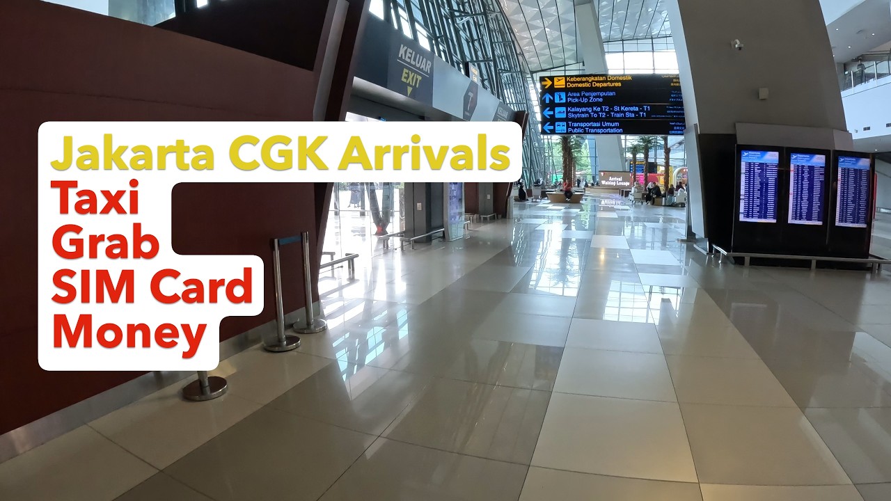 Jakarta (CGK) T3 Arrivals and Transportation