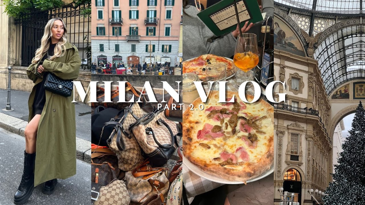 MILAN VLOG 2.0 &mdash; НОЯБРЬ 2022 &mdash; пицца, паста, секонд-хенды и много апероля | Джорджия Уэллс