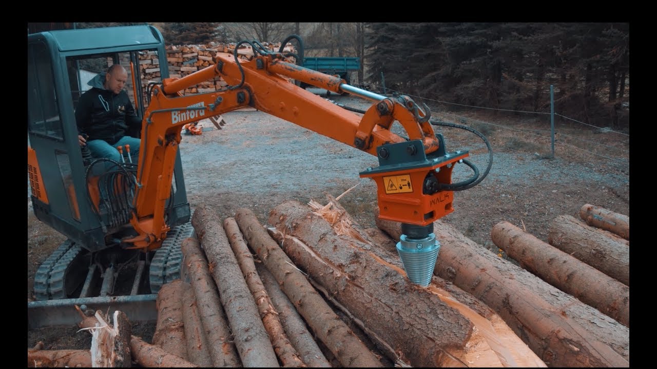 Kegelspalter auf Minibagger 1,7 t  - geht das?