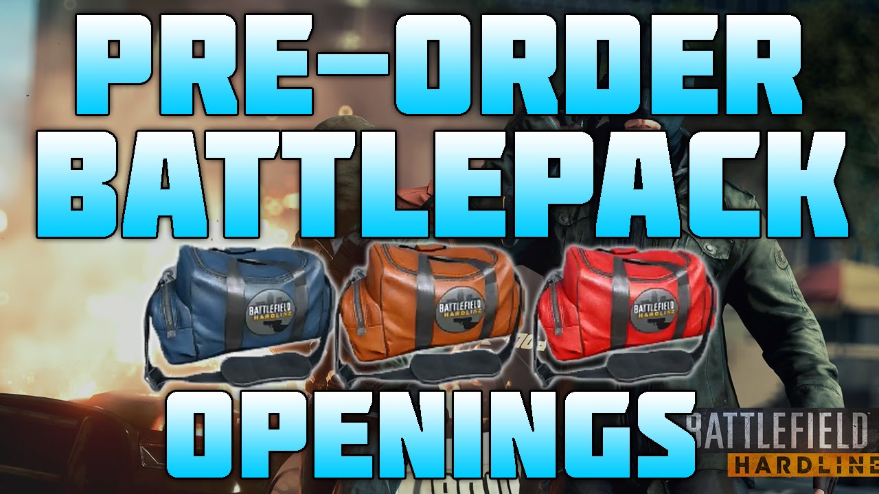 Battlefield Hardline Pre-Order/Deluxe Edition Battlepack Openings - Hardline Overview