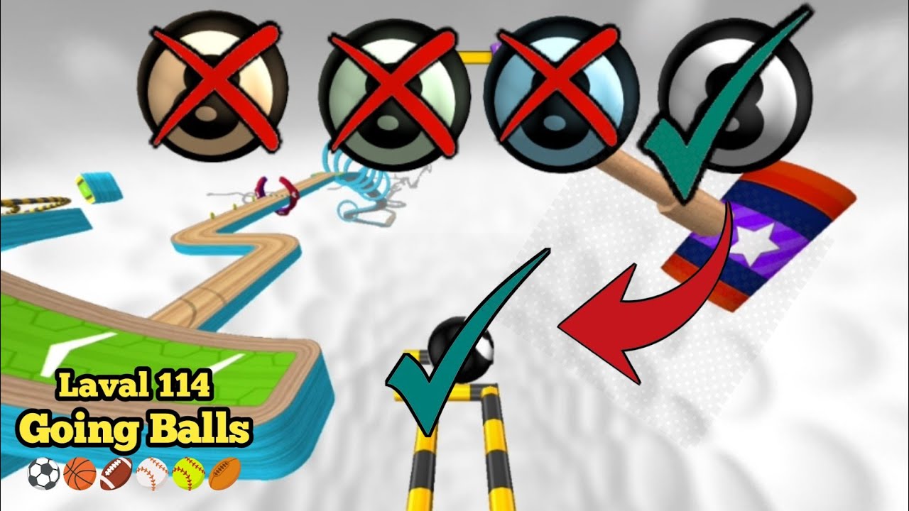 🏈Going Balls ; Super Speed Run Hard Walkthrough | Level 114 || los game || Arbaz Guru Gaming |